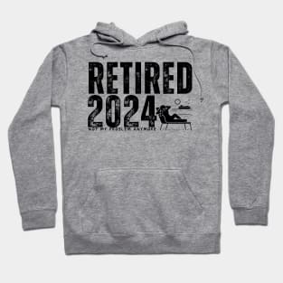 Officially Retired 2024: Not My Problem Anymore men Hoodie